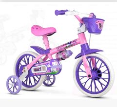 BICICLETA 12 FEM. CAT ROSA/VIOLETA