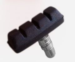 SAPATA DO FREIO V-BRAKE PRETO 50X16 MM