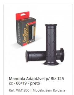 Z-MANOPLA MOD ORIG BIZ 125 06/24 S/FURO