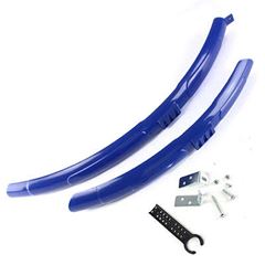 PARALAMA MTB NYLON CURTO C/ SUP.  AZUL