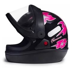 Z-CAPACETE SAN MARINO 56 FEME PRETO