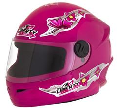 Z-CAPACETE INFANTIL LIBERTY 54 ROSA GIRL