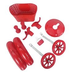 KIT MONTAGEM NYLON ARO 16 FEM VERMELH