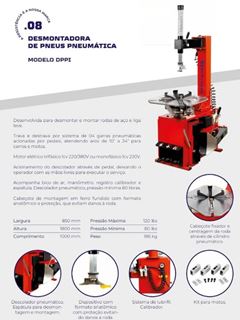 Y-DESMONTADOR DE PNEUS ELETRICA DPPI 220