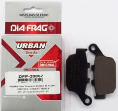 Z-PASTILHA FREIO TZ CB 300/CB500 S/ABS
