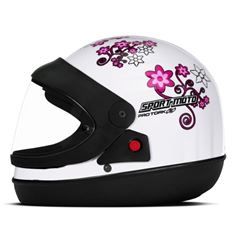 Z-CAPACETE SPORT MOTO FEME 60 BCO