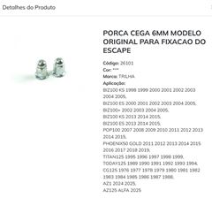 Z-PORCA CEGA PRISION ESCAP. 6MM C/ FLAN