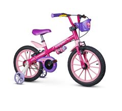 BICICLETA 16 FEM. TOP GIRLS ROSA/VIOLETA