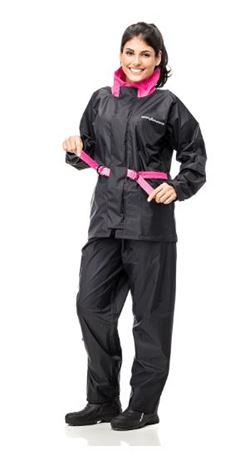 CAPA P/ CHUVA (G) FEM. NYLON PRETO