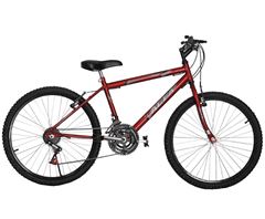 BICICLETA MTB 24 MASC. VERM C/MARCHA