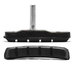 SAPATA DO FREIO V-BRAKE TOP 73MM CINZA
