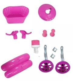 KIT MONTAGEM NYLON ARO 16 FEM ROSA
