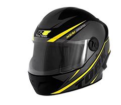 Z-CAPACETE R8 60 CINZA/AMARE FUNDO PRETO