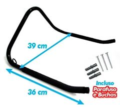 SUPORTE P/ 1 BIKE HORIZONTAL PAREDE