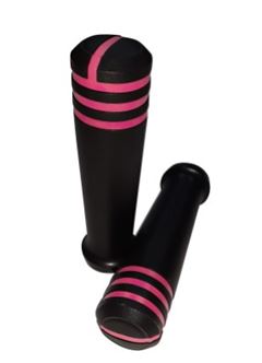 MANOPLA SOFT PRETA ANEIS PINK