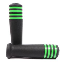 MANOPLA SOFT PRETA ANEIS VERDE KA