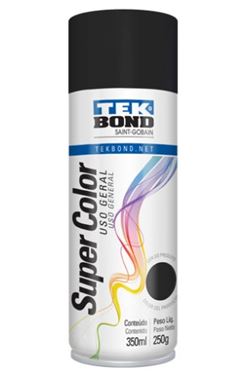 X-TINTA SPRAY 350ML 250G PRETO FOSCO