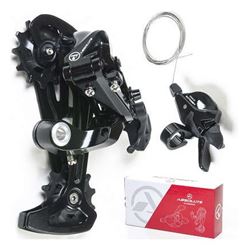KIT CAMBIO/ALAVANCA TZ 12V PRIME PRETO 