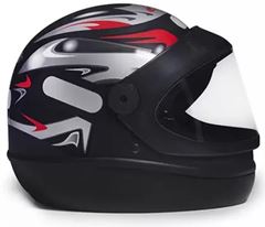 Z-CAPACETE SAN MARINO 62 PRETO FOSCO