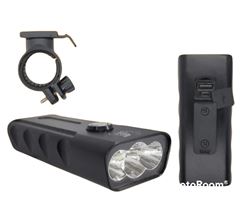 FAROL P/BIKE ALUM. USB 900 LUMENS PRETO