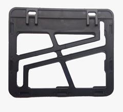 Z-SUPORTE PLACA MOD. MERCOSUL PLAS PRETO