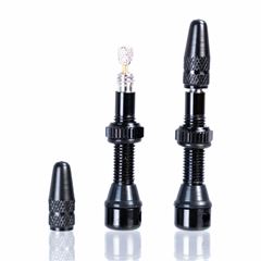 VALVULA ALLOY TUBELESS PRETO 60MM 