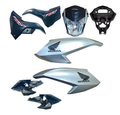 Z-KIT CAREN FAN 160 20 PRATA 5PÇS