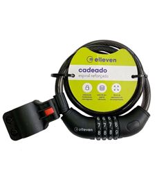 CADEADO ESPIRAL 1MTX12MM PRETO SEGREGO