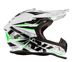 Z-CAPACETE CROSS FAST 788 SKULL 62 BC/VD