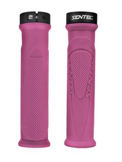 MANOPLA MTB 130MM C/TRAVA ROSA