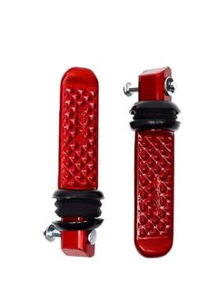 Z-PEDALEIRA UNIVERSAL 6MM VERMELHO
