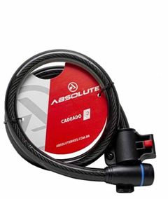 CADEADO ESPIRAL 1MTX18MM CHAVE FUME