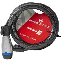 CADEADO ESPIRAL 1.2MTX15MM PRETO