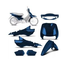 Z-KIT CAREN  BIZ100 00 AZUL 5PÇS