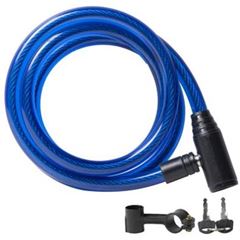 CADEADO ESPIRAL 1.5MTX12MM AZUL