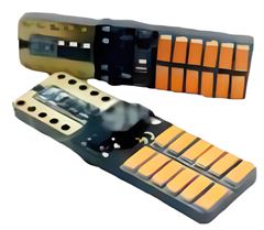 Z-LAMPADA PISCA ESMAG T10 24 LED LARANJA