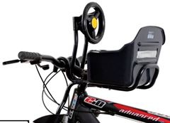 CADEIRINHA FLEXBIKE TOY P/26/29 PRETA