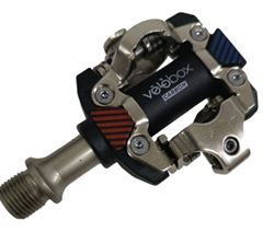 PEDAL ALUM.MTB C/ROL. DOUBLE  CLIP AB