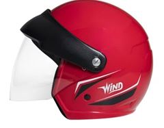Z-CAPACETE WIND V3 58 VERMELHO/PTO C/VIS