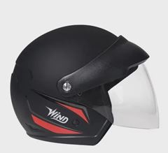 Z-CAPACETE WIND V3 56 PTO FOSCO/VERM C/V