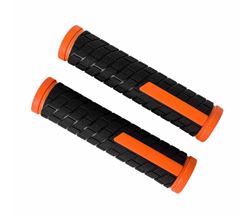 MANOPLA MTB STRIPE 130MM PTO/LARANJA