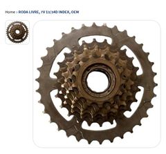 RODA LIVRE 07V 13-34 INDEX MEGA RANG