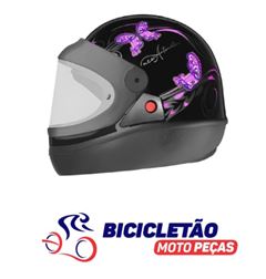 Z-CAPACETE BORBOLETA FEM 56 PTO