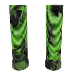 MANOPLA MTB SILICONE PRETA/VERDE 130MM