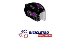 Z-CAPACETE SPARK JET BORBOLETA 58 PTO/RS