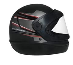 Z-CAPACETE SAN MARINO TITTANIUM 60 PT/CZ
