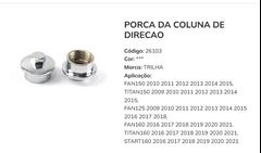 Z-PORCA COLUN DIREC SUP TI/FAN150-160 09
