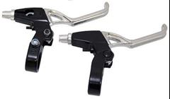 MACANETA ALUM P/ V-BRAKE BASE PRETA