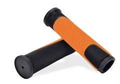 MANOPLA BORRACHA 125 MM PRETA/LARANJA