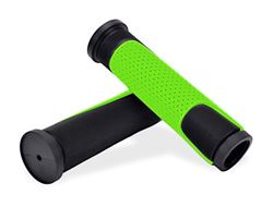 MANOPLA BORRACHA 125 MM PRETA/VERDE